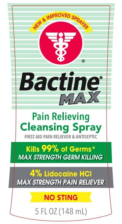 bactine-max-1.jpg Front Bottle Label - bactine max 1