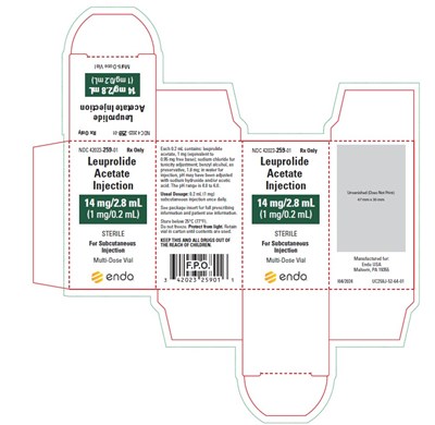 Vial Carton (Leuprolide Acetate Injection 16)