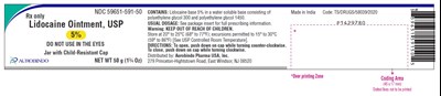 lidocaine-fig3.jpg PACKAGE LABEL-PRINCIPAL DISPLAY PANEL - 50 g Jar Label - lidocaine fig3