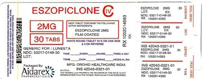 Image Description (Eszopiclone 2mg 2)