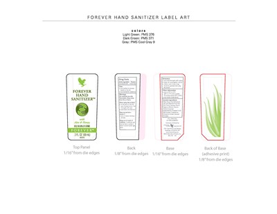 Forever_handSanitizer_final.jpg image of product label - Forever handSanitizer final