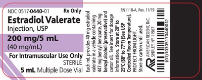 estradiol-valerate-injection-ar-4.jpg 40 mg Container Label - estradiol valerate injection ar 4
