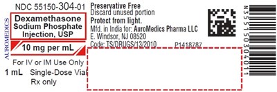 dexamethasone-fig1.jpg PACKAGE LABEL-PRINCIPAL DISPLAY PANEL - 10 mg per mL - Container Label - dexamethasone fig1