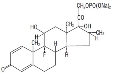 Dexamethasone Sodium Phosphate Chemical Structure (Dexamethasone Str)
