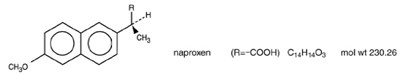 ChemStrNaproxen.jpg Chemical Structure Naproxen - ChemStrNaproxen