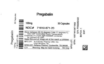 Label (71610 0871 30)