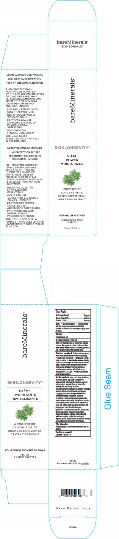 PRINCIPAL DISPLAY PANEL - 50 ml Tube Carton - bareminerals 01