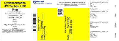Cyclobenzaprine HCl Tablets Usp 5mg (29ca9548 23b0 4c50 82cb 4f0564d7e065 00)