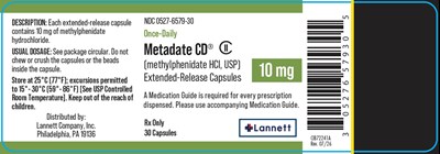10 mg 100 Count (Metadate Cd Methylphenidate Hydrochloride Capsule 5)
