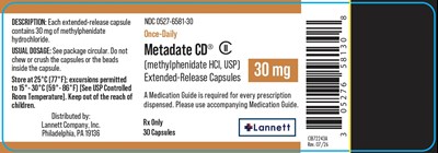 30 mg (Metadate Cd Methylphenidate Hydrochloride Capsule 7)