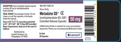 50 mg (Metadate Cd Methylphenidate Hydrochloride Capsule 9)