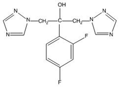 Chemical Structure - fluconazole 01