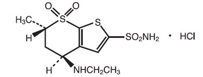 Chemical Structure_dorzolamide (Image 02)