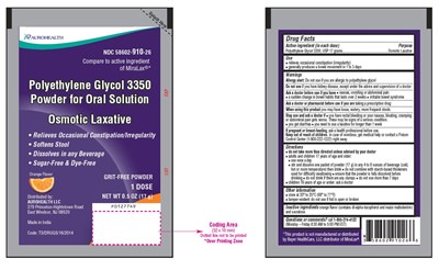 Package Label-principal Display Panel (17 g Sachet Carton Label)