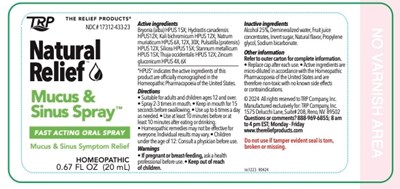 Label (Trp Nr Mucus Ease Lbl)