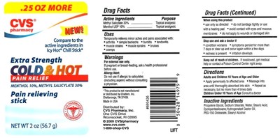 CVS Cold and Hot Label - CVSColdandHotLabel