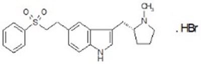 Chemical Structure - relpax 01