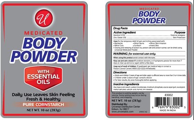 Label (Body Powder)
