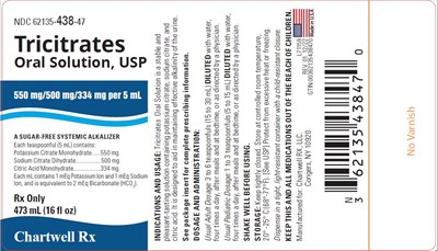 Tricitrates Oral Solution, Usp (NDC 62135-438-47)