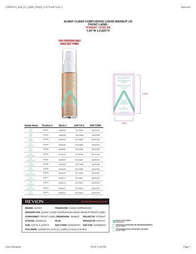 Fron Label - 224370 XX ALM CCMU BackBooklett Page 1 Page 1