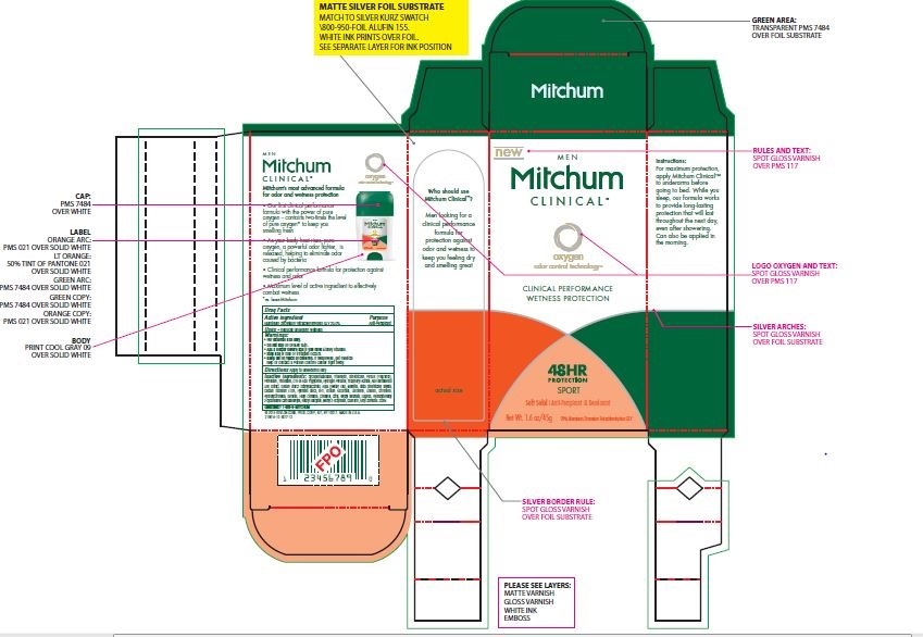 Soft Solid Mitchum Clinical Soft Solid Stick- Images NDC10967-682