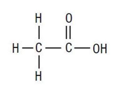 image description - acetic acid otic solution structure