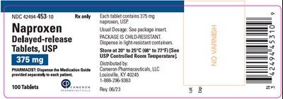 Principal Display Panel (375 mg Tablet Bottle Label)