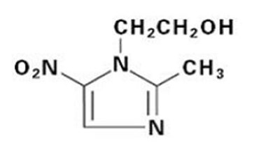 chemical structure - metronidazole structure