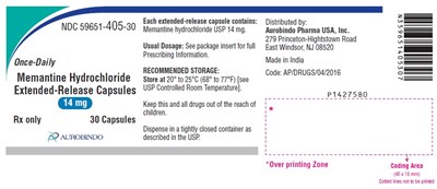 memantine-fig6.jpg PACKAGE LABEL-PRINCIPAL DISPLAY PANEL - 14 mg (30 Capsules Bottle) - memantine fig6
