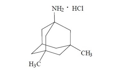 memantine-str.jpg Chemical Structure - memantine str