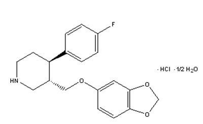 Paroxetine Structural Formula - image 01