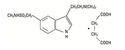 chemical structure - sumatriptan injection usp 1