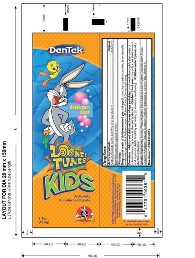 Looney Toothpaste Tube Label (500498a Looney Paste 091113.1)