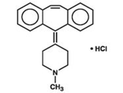 Structural Formula (Cyproheptadine Hydrochloride Syrup 1)