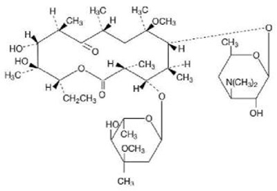Clarithromycin Structural Formula (Clarithromycin Extended Release Tablets 1)