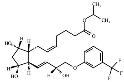 Travoprost-chemical-structure (Travoprost Chemical Structure)