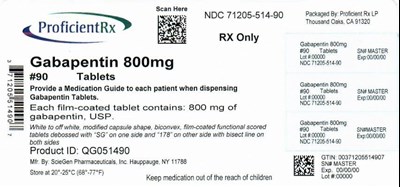 71205-514-60 - gabapentin 800mg 30tab