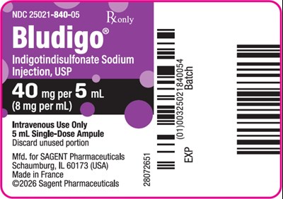 Package Label – Principal Display Panel – Ampule Label (Blu00 0000 02)