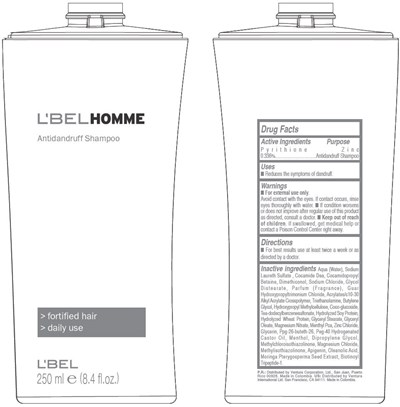 lbel-homme-01.jpg PRINCIPAL DISPLAY PANEL - 250 ml Bottle - lbel homme 01