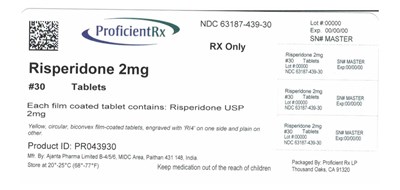 63187-439-60 (Risperidone 2mg 60)