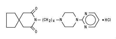 Chemical Structure (Buspirone Str)