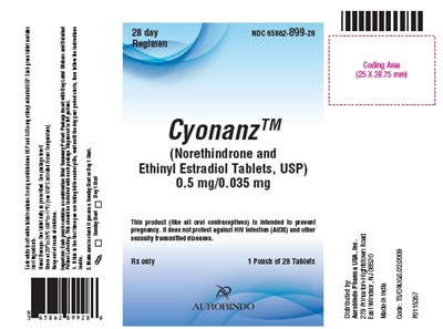 norethindroneethinyl-fig8.jpg PACKAGE LABEL-PRINCIPAL DISPLAY PANEL -0.5 mg/0.035 mg Pouch Carton - norethindroneethinyl fig8