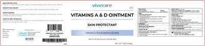 Otc Act Ingred (Vitamins A D 15oz Ointment Tube 181124)