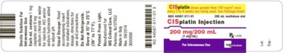 Cisplatin 200 mg vial label - image 04