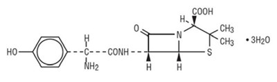 Amoxicillin Structural Formula (Amoxicillin And Clavulanate Potassium 200 And 400 1)