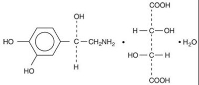 Chemical Structure - levophed 01