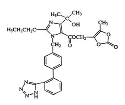 Structure, Olmesartan Medoxomil (Spl Image1 Structure1)