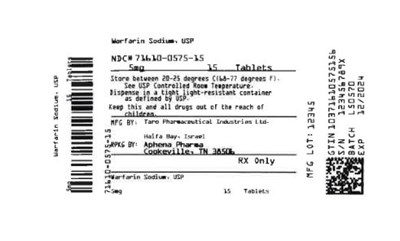 Bottle Label 5 mg - 71610 0575 15