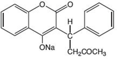 Chemical Structure - warfarin 01