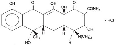 Chemical Structure - tetracycline 01